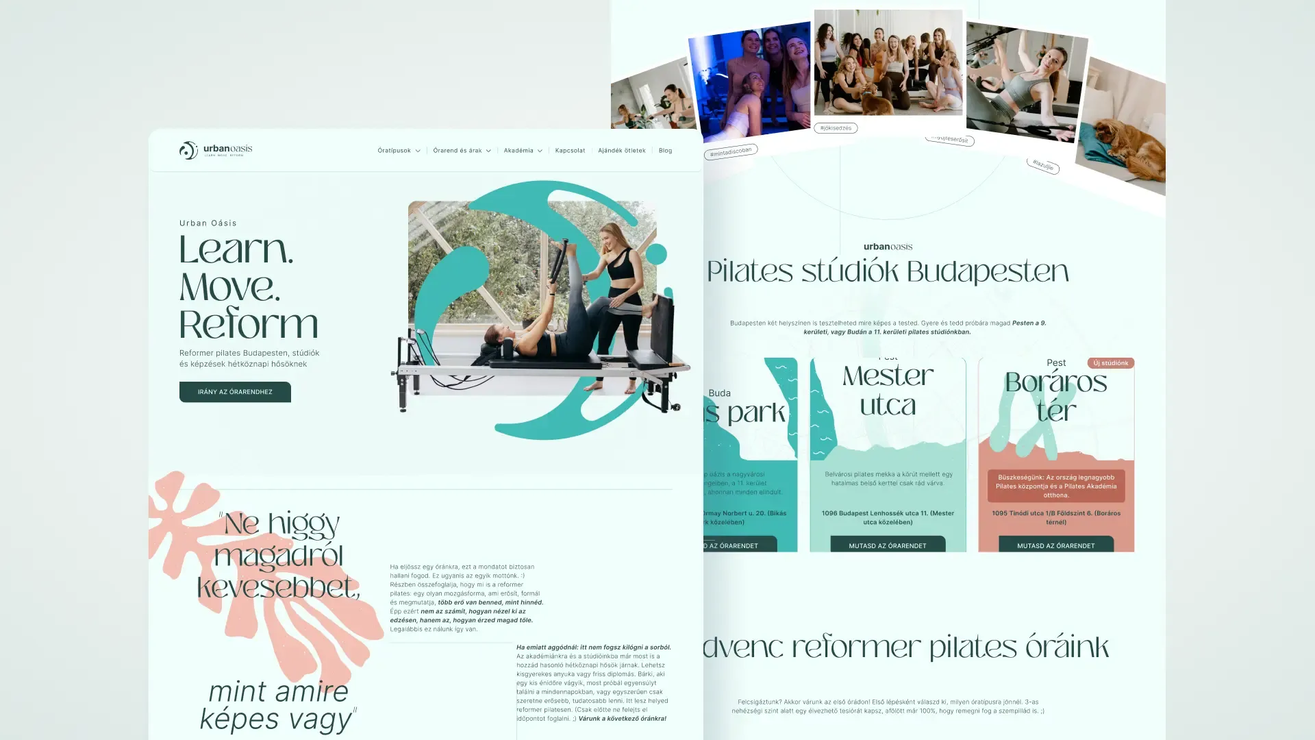 Urban Oasis UX/UI design