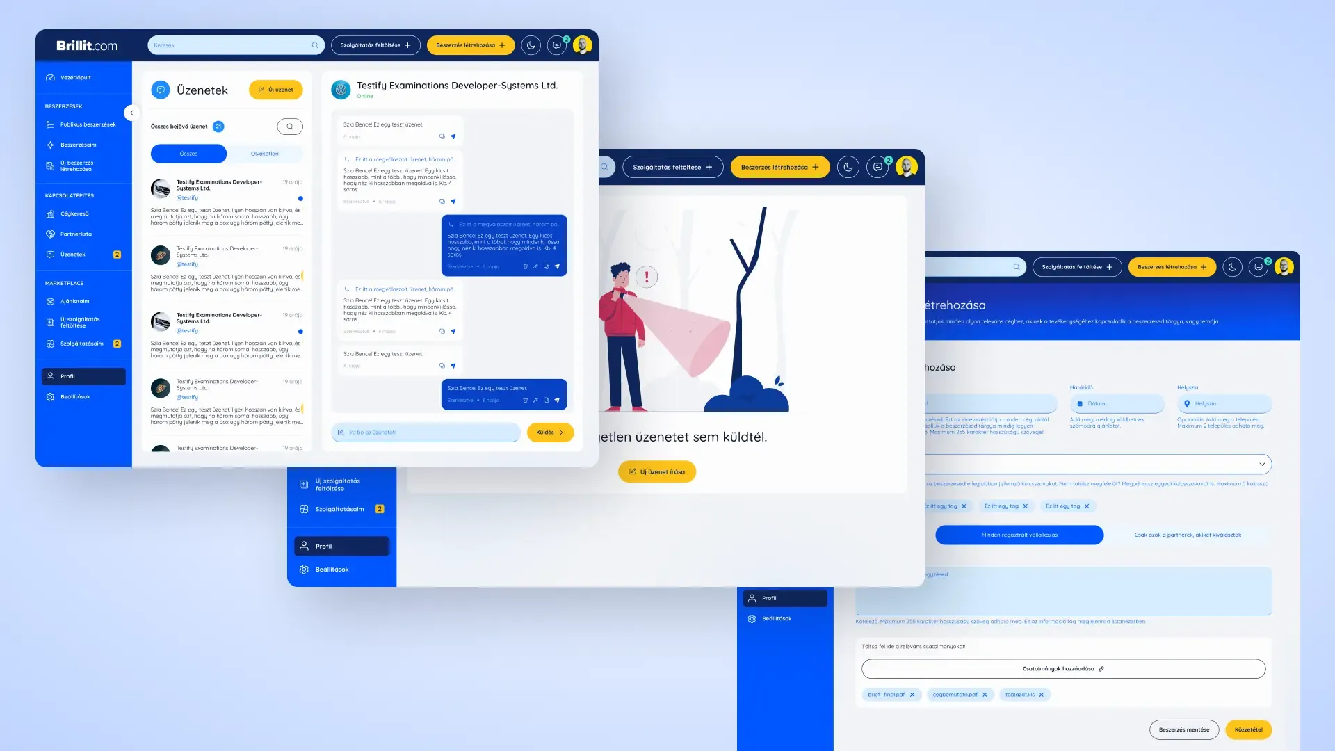 Brillit web app UX/UI design, image 2