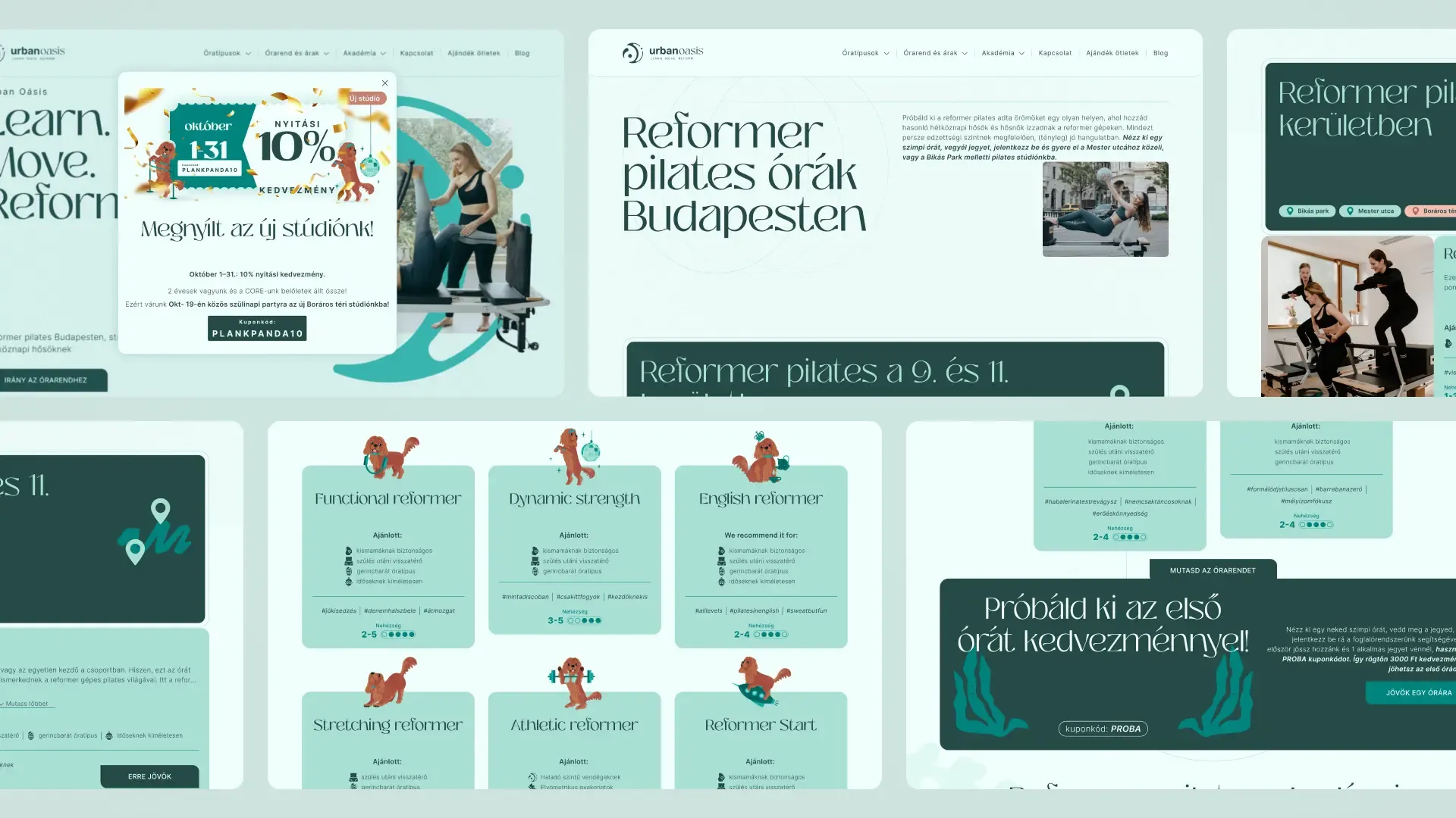 Urban Oasis UX/UI design, image 2