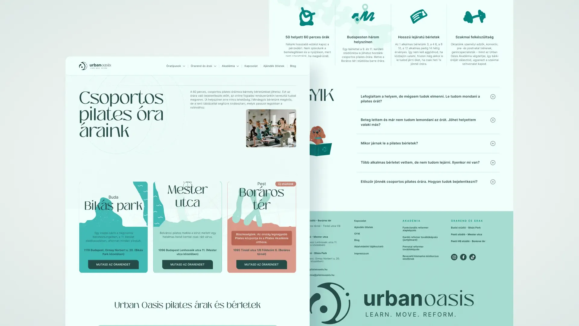 Urban Oasis UX/UI design, image 3