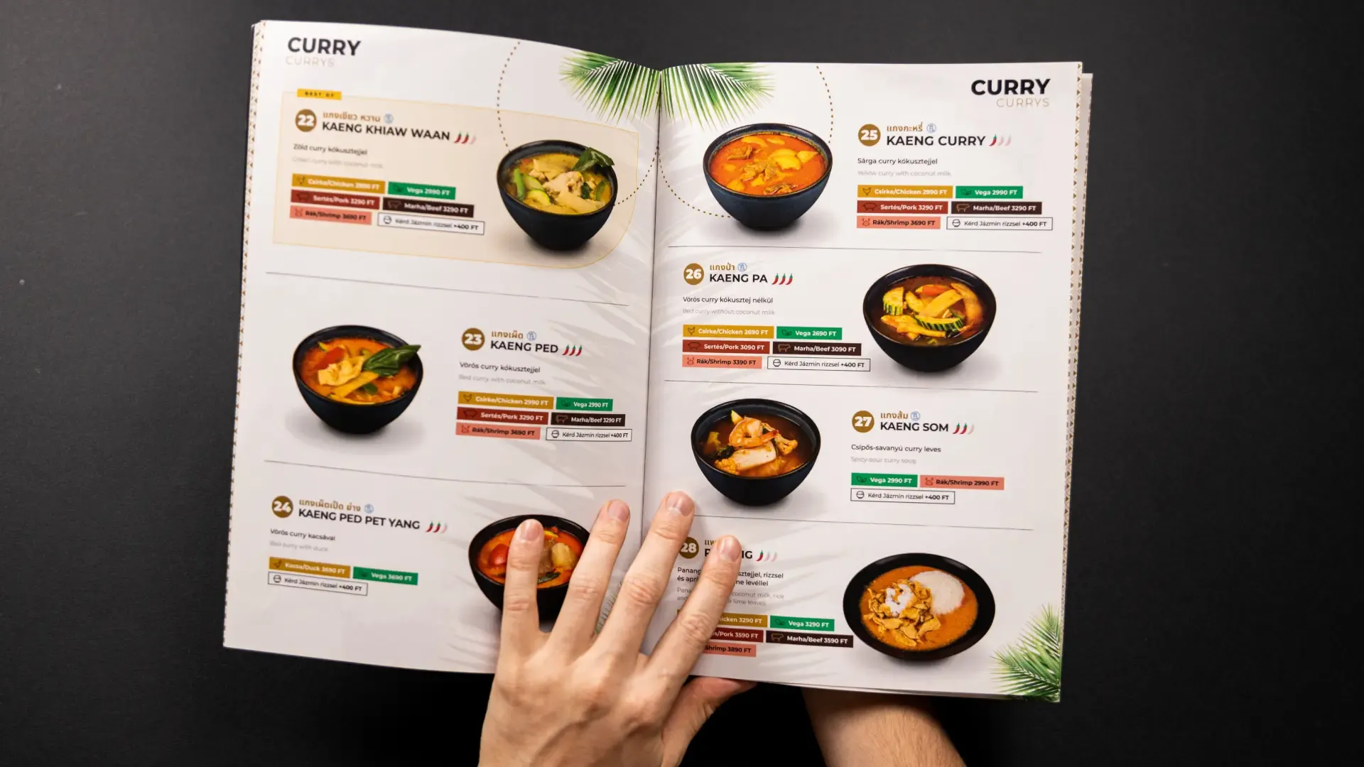 TomYum menu design, image 3