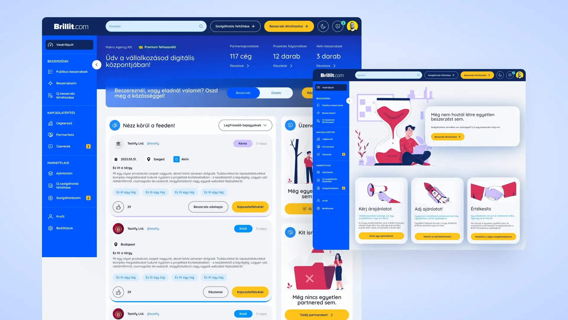 Brillit web app UX/UI design, image 4