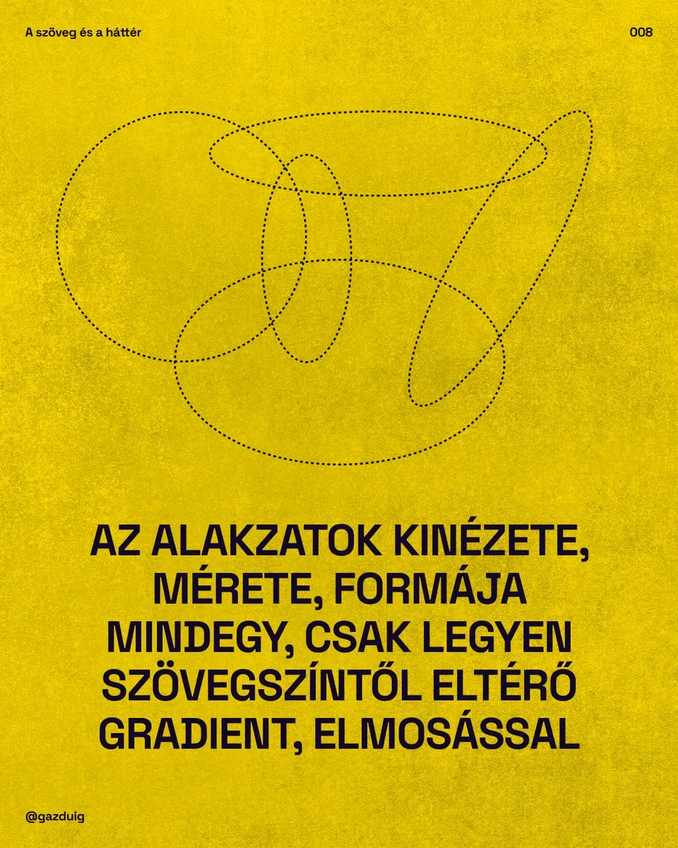 Sárga dia elmosott körvonalakkal, a szöveg szerint az alakzat formája mindegy, csak a színátmenet térjen el a szöveg színétől.